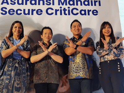 Peluncuran Asuransi Mandiri Secure CritiCare di Jakarta, Senin (27/2/2023).