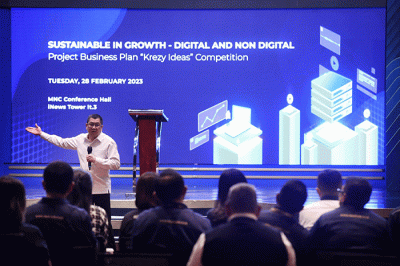 Executive Chairman MNC Group Hary Tanoesoedibjo memberikan arahan kepemimpinan kepada jajaran Direksi grup Financial Services.