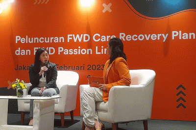 Peluncuran layanan FWD Care Recovery Plan dan produk FWD Passion Link di Jakarta, Selasa (28/2/2023).