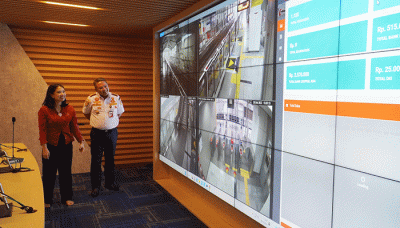Pusdatin Dishub DKI Jakarta bersama LRT Jakarta terus melakukan kolaborasi dalam pengeloaan data.