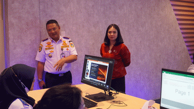 Pusdatin Dishub DKI Jakarta bersama LRT Jakarta terus melakukan kolaborasi dalam pengeloaan data.