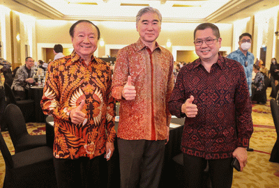 Peluncuran Bloomberg Technoz di Hotel JS Luwansa, Jakarta, Kamis (2/3/2023).