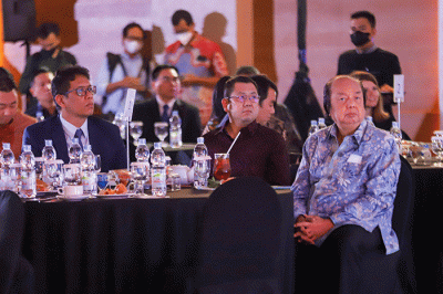 Peluncuran Bloomberg Technoz di Hotel JS Luwansa, Jakarta, Kamis (2/3/2023).