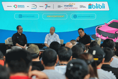Konferensi pers Gaikindo Jakarta Auto Week (GJAW) 2023 di Plataran, Senayan, Jakarta, Kamis (2/3/20223).
