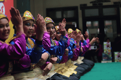 Festival Gembira Belajar 2023 di Sekolah Cakra Buana Sawangan, Depok Jawa Barat, Sabtu (4/3/2023).