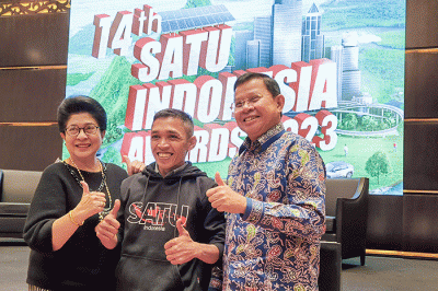 Kick Off 14th SATU Indonesia Awards 2023 di Jakarta, Senin (6/3/2023).