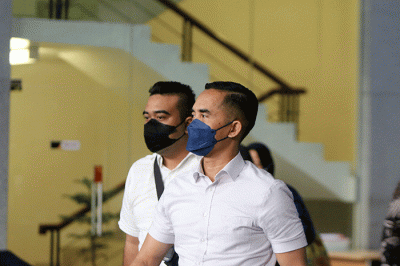 Mantan Kepala Bea Cukai Yogyakarta, Eko Darmanto usai menjalani pemeriksaan di Gedung Merah Putih, KPK, Jakarta, Selasa (7/3/2023).