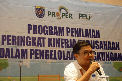 Sosialisasi Program Penilaian Peringkat Kinerja Perusahaan (Proper) dalam Pengelolaan Lingkungan Hidup, yang diselenggarakan Dinas Lingkungan Hidup Kota Depok.