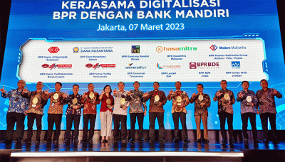 Peresmian kerja sama digitalisasi BPR yang terdiri dari kerja sama Bank Induk dan kerja sama non Bank Induk bersama 11 BPR di Jakarta.