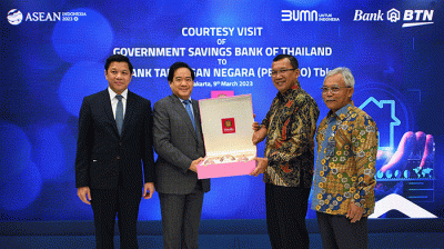 Bank BTN menerima kunjungan Government Savings Bank yang merupakan bank asal Thailand.