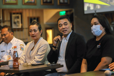 Konferensi pers Java Jazz Festival 2023 di Hard Rock Cafe, Jakarta, Rabu (8/3/2023).
