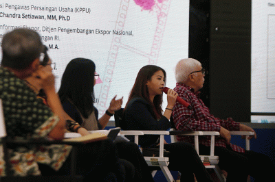 Konferensi Perfilman Nasional di Gedung Badan Perfilman Indonesia, Jakarta, Rabu (8/3/2023).