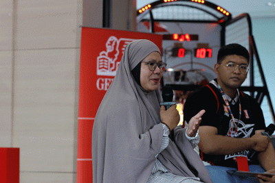 Talkshow dengan tema Embrace Equity di Jakarta, Rabu (15/3/2023).