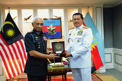 Panglima TNI Laksamana TNI Yudo Margono melaksanakan introductory visit kepada Panglima Angkatan Tentara Malaysia (ATM).