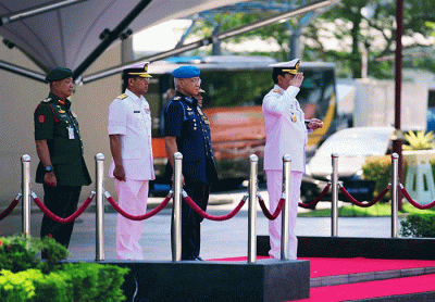 Panglima TNI Laksamana TNI Yudo Margono melaksanakan introductory visit kepada Panglima Angkatan Tentara Malaysia (ATM).