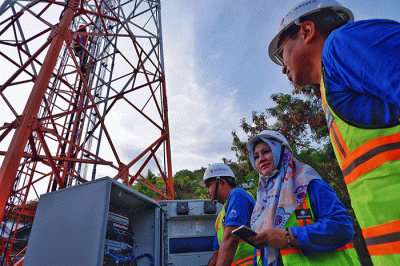 XL Axiata gencar membangun jaringan 4G, antara lain penambahan lebih dari 2.700 BTS 4G.
