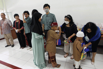 Menyambut bulan suci Ramadan, SMA Pangudi Luhur menggelar kegiatan Berbagi Kasih dan Kebaikan.