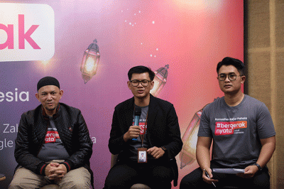 Konferensi Pers Ramadan Kejar Pahala #BergerakNyata Untuk Indonesia di Jakarta, Selasa (21/3/2023).
