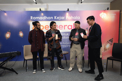 Konferensi Pers Ramadan Kejar Pahala #BergerakNyata Untuk Indonesia di Jakarta, Selasa (21/3/2023).
