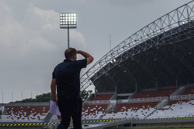 Federasi Sepak Bola Internasional FIFA melakukan inspeksi terakhir kesiapan Stadion Gelora Sriwijaya Jakabaring Palembang.