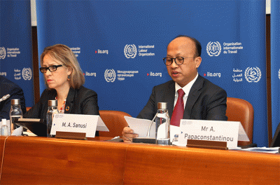 Pertemuan mitra pembangunan program unggulan global International Labour Organization (ILO).