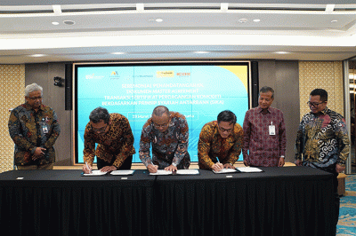 PT Bank Syariah Indonesia Tbk menandatangani kerja sama terkait transaksi Sertifikat Perdagangan Komoditi Berdasarkan Prinsip Syariah antar Bank.