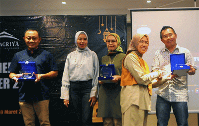 Direktur Utama PT Asuransi Binagriya Upakara Sri RM Sudarsari memberikan apresiasi kepada pialang asuransi (broker) yang menjadi mitra bisnis perusahaan.