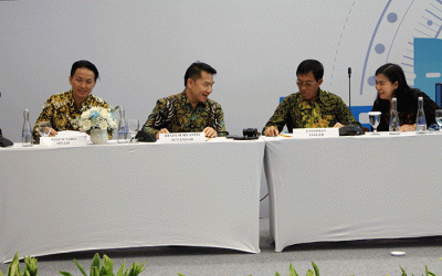 Rapat Umum Pemegang Saham Tahunan (RUPST) dan Rapat Umum Pemegang Saham Luar Biasa (RUPSLB) WOM Finance di Jakarta, Kamis (30/3/2023).
