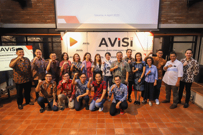 Peresmian Asosiasi Video Streaming Indonesia (AVISI) di kantor Bioskop Online, Cilandak, Jakarta Selatan, Selasa (4/4/2023).
