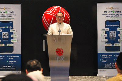 Puncak MNC Syariah Investment Festival 2023 di Main Hall Bursa Efek Indonesia, di Jakarta, Rabu (5/4/2023).