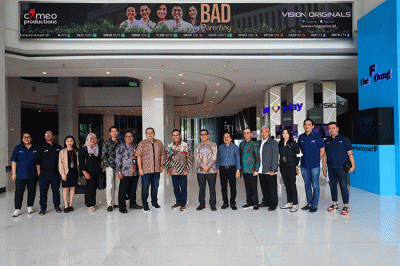 Pembukaan Bazaar Minyak Goreng di iNews Tower, MNC Center, Kebon Sirih, Jakarta Pusat, Kamis (6/4/2023).