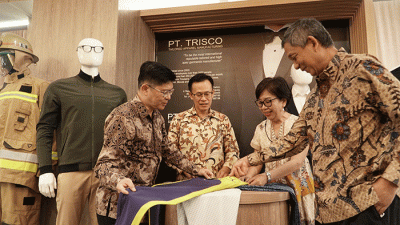 Rapat Umum Pemegang Saham Tahunan PT Trisula International Tbk  di Jakarta, Senin (10/4/2023).