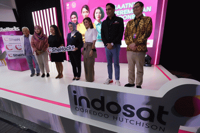 Launching SheHacks 2023 di Jakarta, Jumat (14/4/2023).
