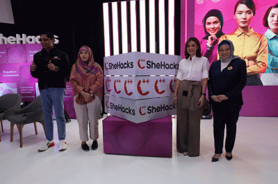 Launching SheHacks 2023 di Jakarta, Jumat (14/4/2023).