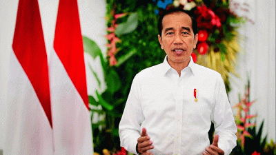 Presiden Jokowi memberikan keterangannya di Istana Kepresidenan Bogor, yang ditayangkan pada kanal YouTube Sekretariat Presiden, Rabu (19/4/2023).
