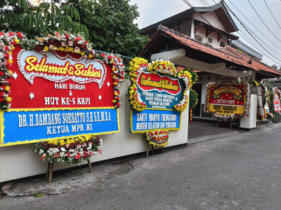 Peringatan HUT Ke-5 Konfederasi Rakyat Pekerja Indonesia (KRPI) di Jakarta, Selasa (2/5/2023).