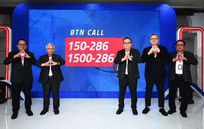 Peluncuran nomor baru BTN Call di Jakarta, Rabu (3/5/2023).