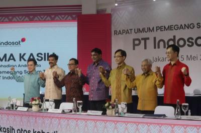 Indosat Ooredoo Hutchison membagikan dividen tunai dari laba bersih tahun buku 2022 sebesar Rp2.061.627.746.488.