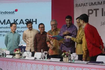 Indosat Ooredoo Hutchison membagikan dividen tunai dari laba bersih tahun buku 2022 sebesar Rp2.061.627.746.488.