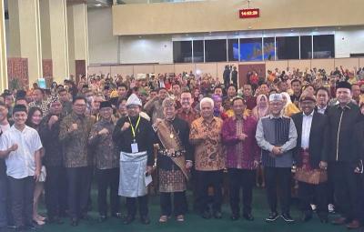 Sejumlah tokoh nasional hadir pada acara halal bihalal TP Sriwijaya.