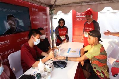 Asuransi Jiwa Generali Indonesia (Generali Indonesia) hadir sebagai official insurance partner Borobudur Marathon 2023