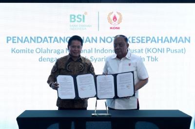 BSI akan bersinergi dengan KONI untuk menyukseskan penyelenggaraan PON XXI/2024 di Sumatera Utara dan Aceh serta dukungan penyelenggaraan FIFA Matchday