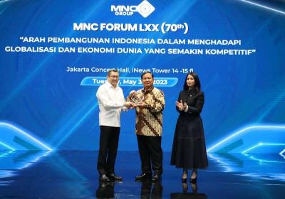 Menhan Prabowo Subianto jadi pembicara pada MNC Forum LXX.