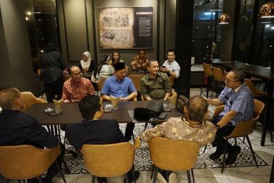 Mendag Zulkifli Hasan melakukan silaturahmi  dengan diaspora Indonesia di Kuala Lumpur, Malaysia, Rabu (7/6/2023) malam