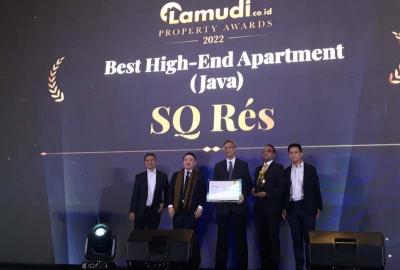 Apartemen yang dikembangkan oleh PT Intiland Development Tbk ini memenangkan penghargaan pada kategori Best High-End Apartment (JAVA).