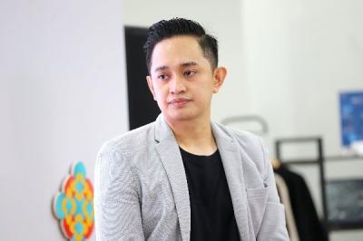 Co-Founder Sang Pisang Ansari Kadir menjadi narasumber pada talkshow saat pameran PaDi UMKM Expo 2023.