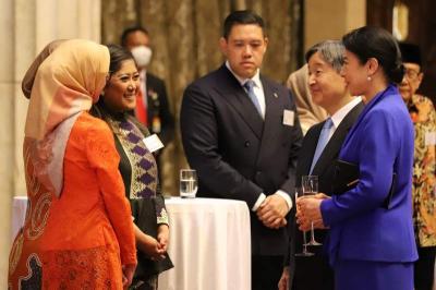 Yang Mulia Kaisar Jepang Naruhito menggelar pertemuan dengan tokoh-tokoh Indonesia.