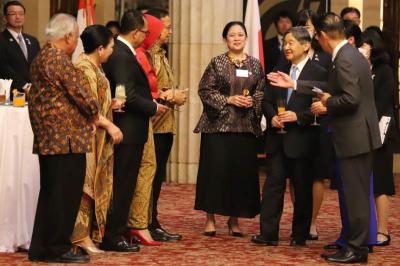 Yang Mulia Kaisar Jepang Naruhito menggelar pertemuan dengan tokoh-tokoh Indonesia.