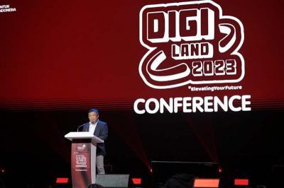Puncak perayaan ulang tahun ke-58 Telkom, Digiland 2023 telah dibuka dengan konferensi yang menghadirkan beragam narasumber.