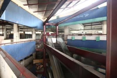 Suasana area Pasar Tanah Abang Blok G, tampak tidak ada aktivitas pedagang, Sabtu (15/7/2023).